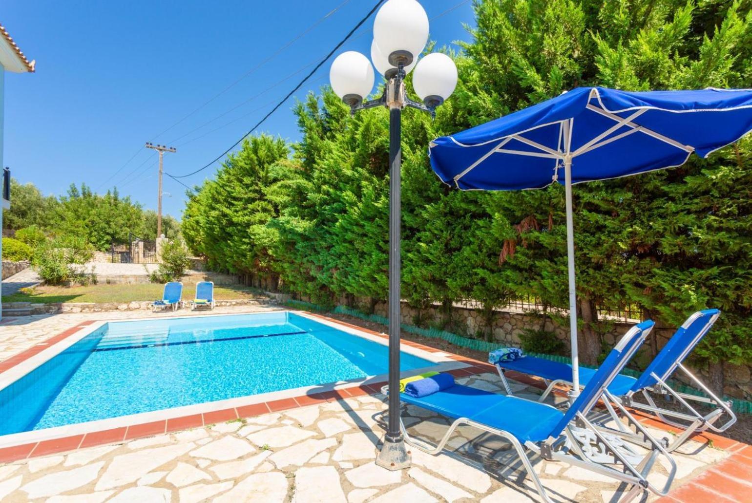 Skala Villa Blue Spathíon Exterior foto